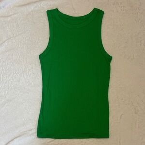 Green Sleeveless Top